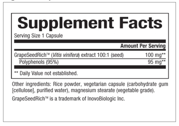Grape Seed Extract 95% Polyphenols