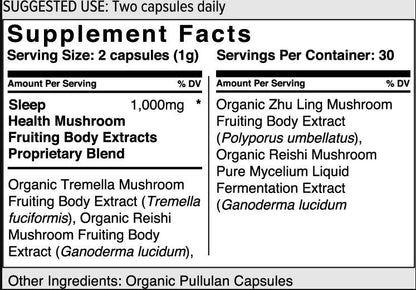 Sleep Health Mushrooms Capsules