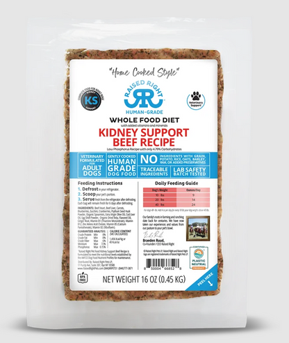 Frozen Kidney Support Turkey Recipe