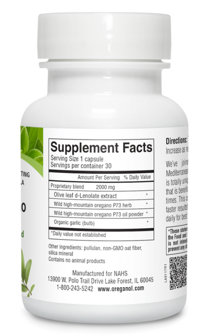 P73 Wild Oregano & D-lenolate Olive Leaf Blend