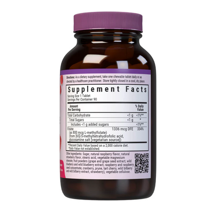 Methylfolate 800mcg - Raspberry