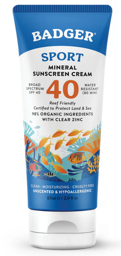 Clear Zinc SPF 40 Sunscreen Cream