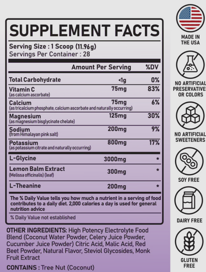 Electrolytes RELAX+ - Hibiscus Lemonade