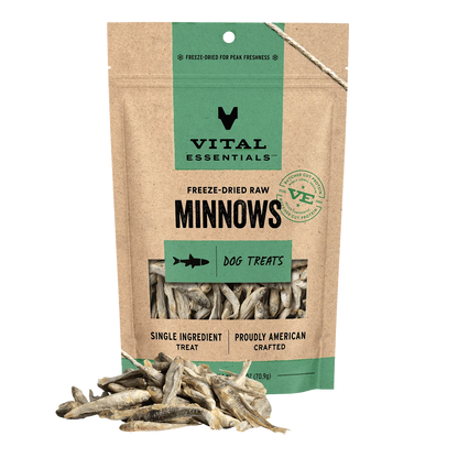 Freeze Dried Grain Free Minnows Treats for Dogs