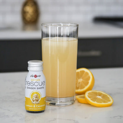 Ginger Rescue® Ginger Shots – Lemon & Cayenne – Energy