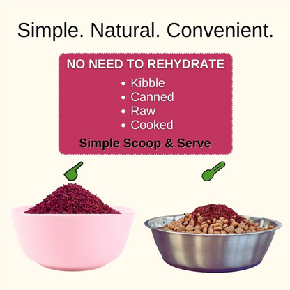 Red Beet Granular Dog Food Topper