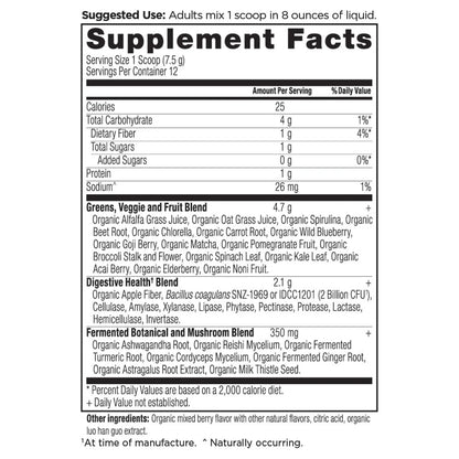 Organic Super Greens - Berry