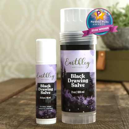 Earthley Black Drawing Salve 2oz