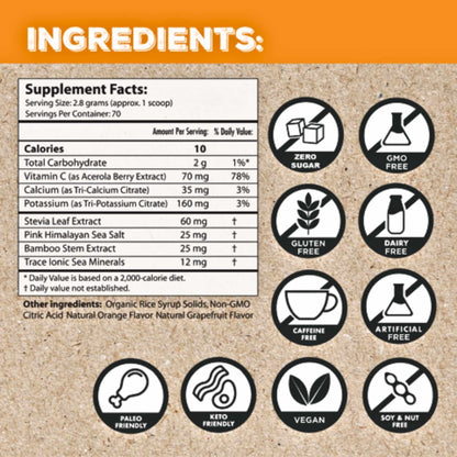 Electrolytes Powder - Citrus
