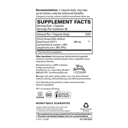Clinical OPC French Grape Seed Extract 300mg