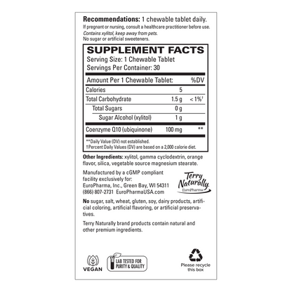 Chewable CoQ10 100mg