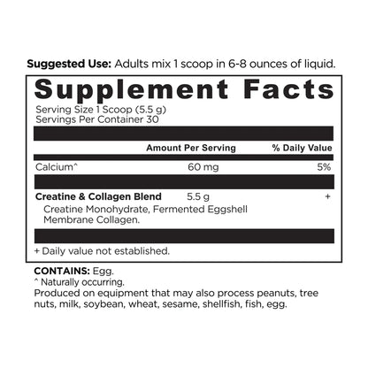 Unflavored Creatine + Collagen