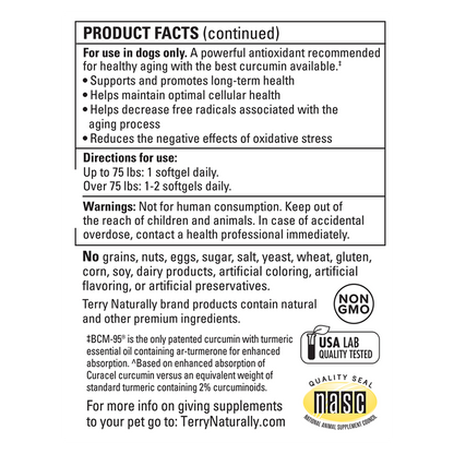 Curacel Curcumin Pet 60 Softgels