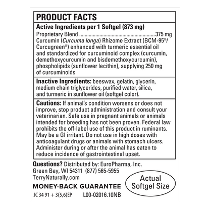 Curacel Curcumin Pet 60 Softgels