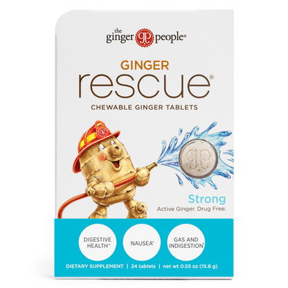 Ginger Rescue® Chewable Ginger Tablets – Strong