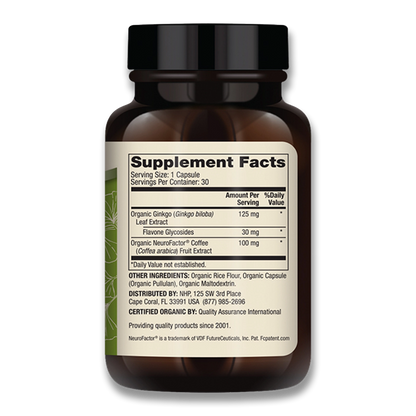 Organic Ginkgo Biloba with Coffee Fruit Extract