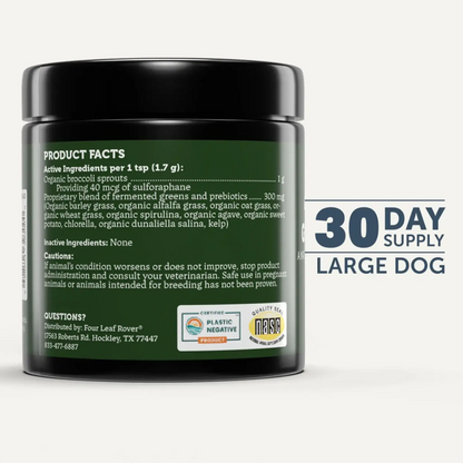 Green Rover Organic Green for Happy Dogs