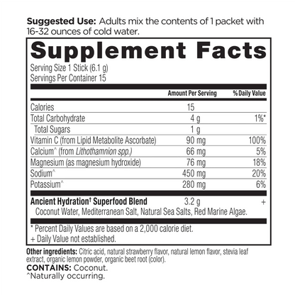 Hydration Powder - Strawberry Lemonade