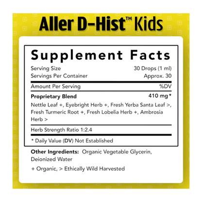 Aller D-Hist Herbal Tincture - Kids