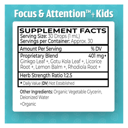 Focus & Attention Herbal Tincture