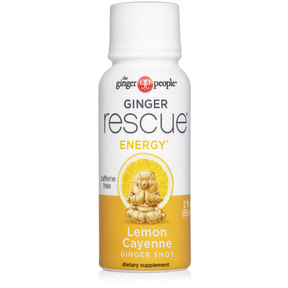 Ginger Rescue® Ginger Shots – Lemon & Cayenne – Energy
