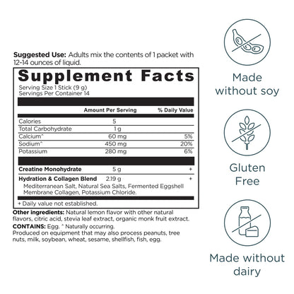 Lemon - Creatine + Collagen