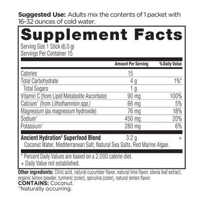 Hydration Powder - Lemon Lime