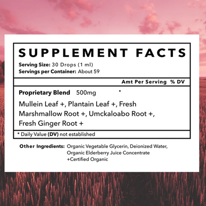 Mother's Nature Tussin Tincture