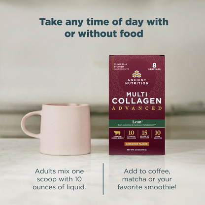 Multi Collagen Advanced Lean- Cinnamon Flavor