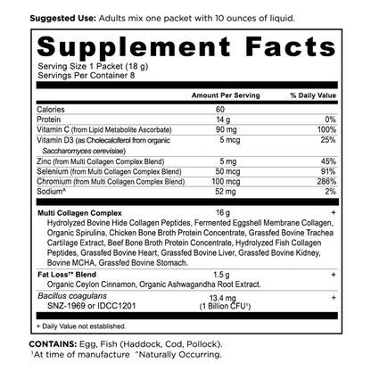Multi Collagen Advanced Lean- Cinnamon Flavor