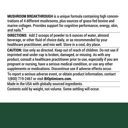Salted Caramel Mushroom Breakthrough