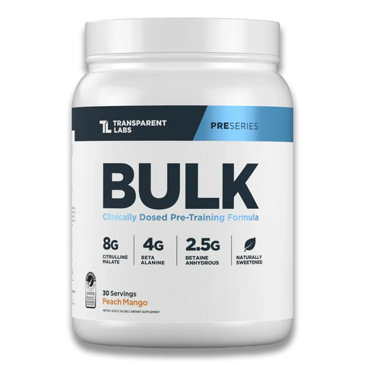 Pre Workout BULK - Peach Mango