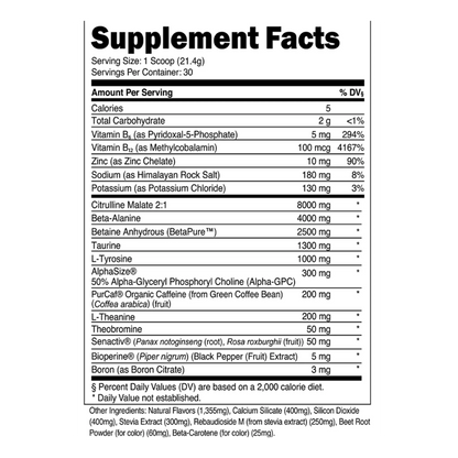 Bulk Pre-Workout - Tropical Punch