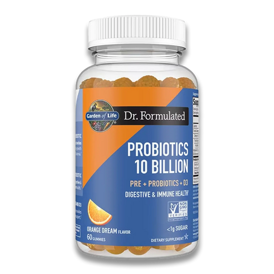 Dr. Formulated 10 Billion CFU Orange Dream Probiotic Gummies