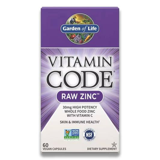 Vitamin Code Whole Food Raw Zinc 30mg