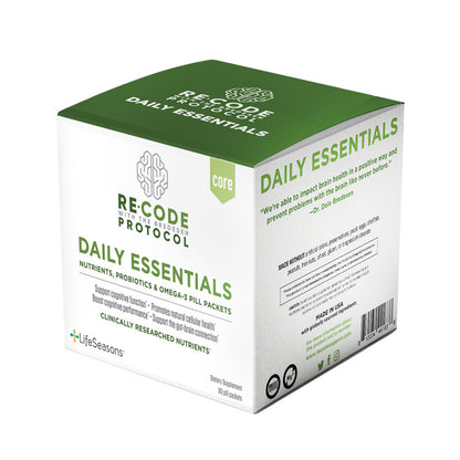 LifeSeasons RECODE Daily Essentials – Brain & Memory Support 60 Capsules