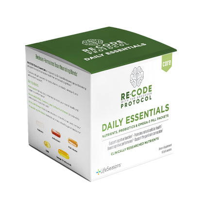 LifeSeasons RECODE Daily Essentials – Brain & Memory Support 60 Capsules