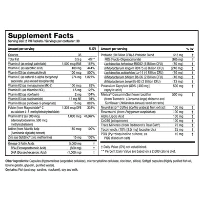 LifeSeasons RECODE Daily Essentials – Brain & Memory Support 60 Capsules
