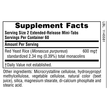 Ext. Rel. Red Yeast Rice 600 m