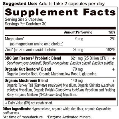 SBO Gut Restore Probiotics