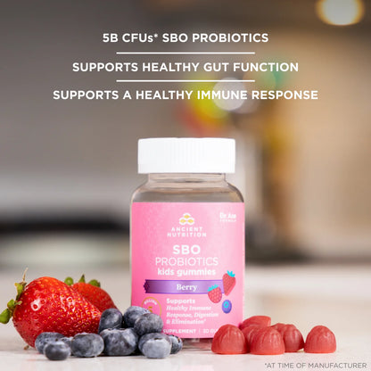 SBO Probiotic Kids Gummies - Berry