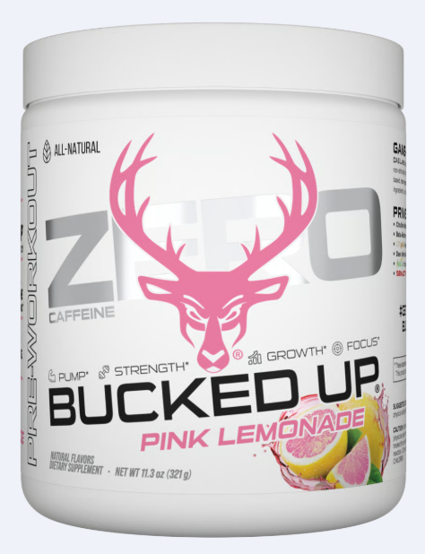 Bucked Up Pre-Workout Non-Stim - Pink Lemonade