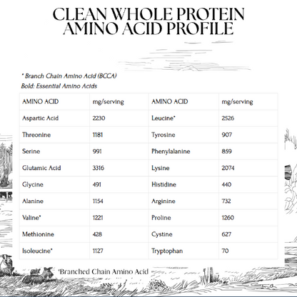 Clean Whole Protein - Unflavored