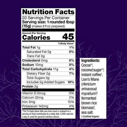 MycoBrew Mocha - Lion's Mane Mocha Drink Mix