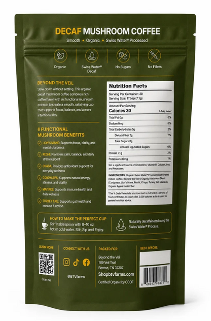 Beyond The Veil Mushroom Coffee - Decaf