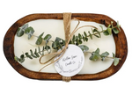 Petite Dough Candle - Magnolia Farms and Dried Eucalyptus