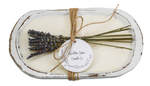 Petite Dough Candle - Lavender