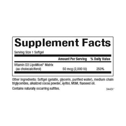 Vitamin D3 LipoMicel Matrix