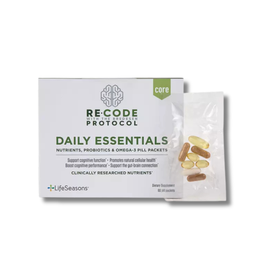 LifeSeasons RECODE Daily Essentials – Brain & Memory Support 60 Capsules