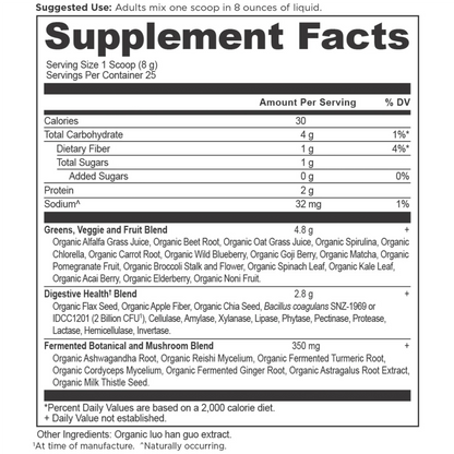 Organic Super Greens - Unflavored